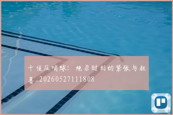 十佳压哨球：绝杀时刻的紧张与狂喜_20260527111808